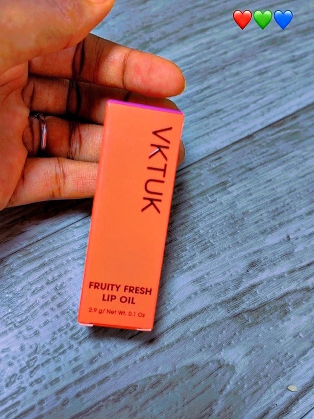 VKTUK Fruity Fresh Lip Oil Lip Oil in Orange NWT